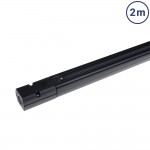 3 Ph. Stromschiene für LED Schienenstrahler Professional Schwarz 2m 3 Ph. Stromschiene für LED Schienenstrahler Professional Schwarz 2m