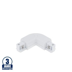 L-Verbinder für 3Ph. Stromschiene Professional Weiß