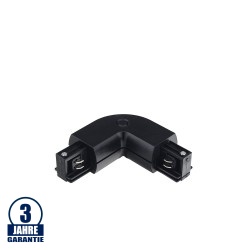 L-Verbinder für 3Ph. Stromschiene Professional Schwarz