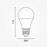 10W LED E27 A60 Birne Kunststoff Professional Kaltweiß 10W LED E27 A60 Birne Kunststoff Professional Kaltweiß