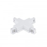 Kreuz-Verbinder für 3Ph. Stromschiene Professional Weiß Kreuz-Verbinder für 3Ph. Stromschiene Professional Weiß