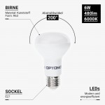 6W LED E27 R63 Spot Kunststoff Kaltweiß