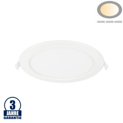 18W LED Einbauleuchte Slim Mini Rund CCT Farbwechsel IP44