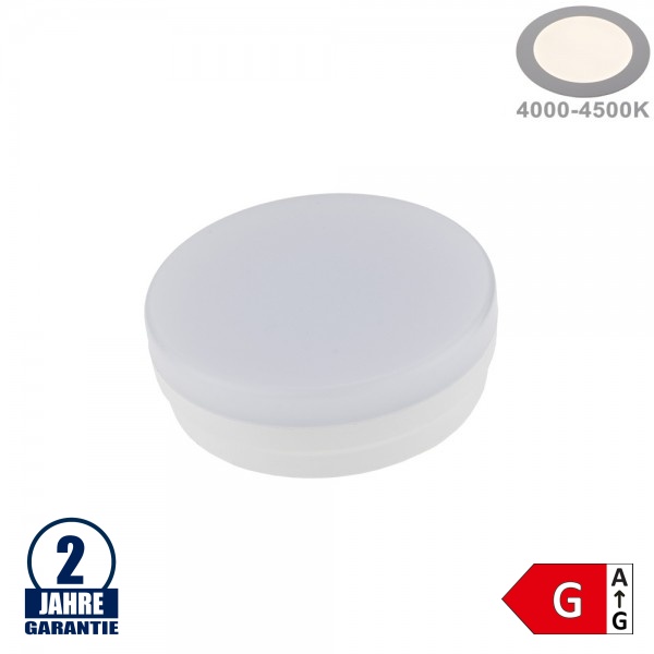 7W LED GX53 Spot 180° Neutralweiß 7W LED GX53 Spot 180° Neutralweiß