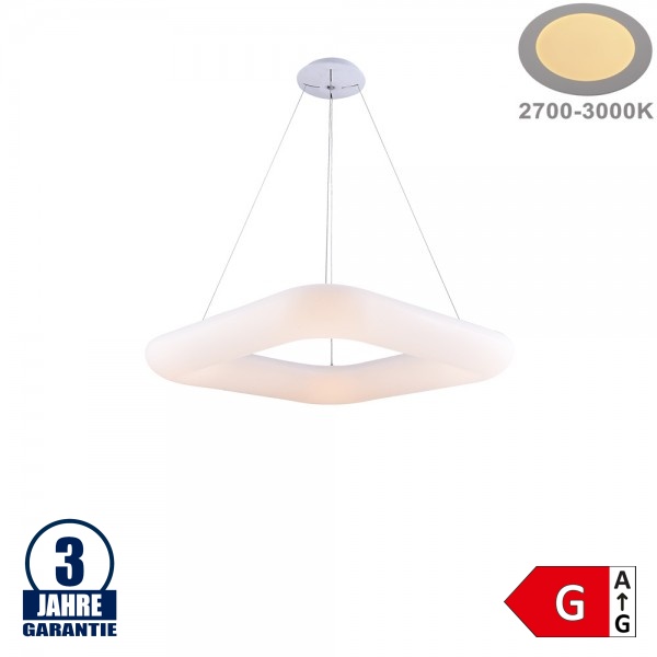 38W LED Pendelleuchte Quadratisch 3000K Weiß 38W LED Pendelleuchte Quadratisch 3000K Weiß