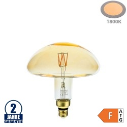 8W LED Vintage E27 MS200 Birne Gold Glas Warmweiß 1800K