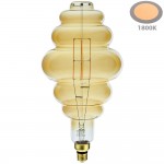 8W LED Vintage E27 BD200 Birne Gold Glas Warmweiß 1800K