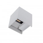 12W LED Wandleuchte Würfel Up and Down Weiß IP54 Neutralweiß 12W LED Wandleuchte Würfel Up and Down Weiß IP54 Neutralweiß