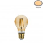 8W LED Vintage E27 A60 Birne Gold Glas Warmweiß 2500K 8W LED Vintage E27 A60 Birne Gold Glas Warmweiß 2500K