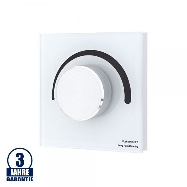LED Single Colour Wandcontroller – 12-48 V, 3×4 A