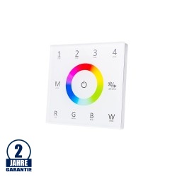 LED T14 DMX-RF 4 Zonen RGBW Wandcontroller