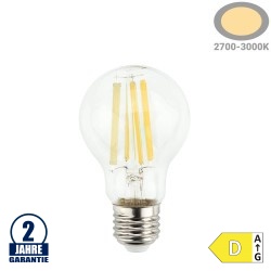 10W LED FILAMENT E27 A60 Birne Glas Warmweiß