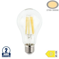 14W LED FILAMENT E27 A65 Birne Glas Warmweiß