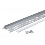 LED Profil Trockenbau Außen-Eck eloxiert 2m SET OP