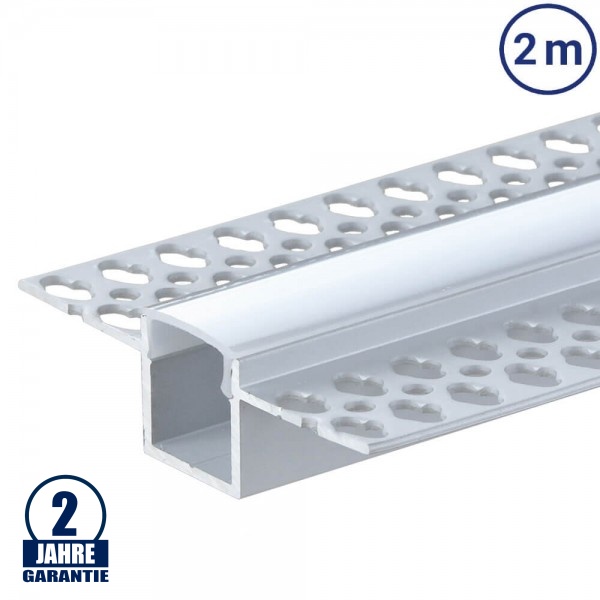 LED Profil Trockenbau eloxiert 2m SET OP LED Profil Trockenbau eloxiert 2m SET OP
