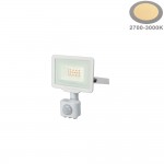 10W LED SMD Fluter City Line mit Bewegungsmelder Warmweiß