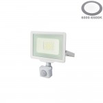 20W LED SMD Fluter City Line mit Bewegungsmelder Kaltweiß