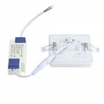 9W LED Frameless Mini Panel Quadratisch Kaltweiß 9W LED Frameless Mini Panel Quadratisch Kaltweiß