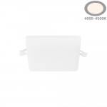 18W LED Frameless Mini Panel Quadratisch Neutralweiß