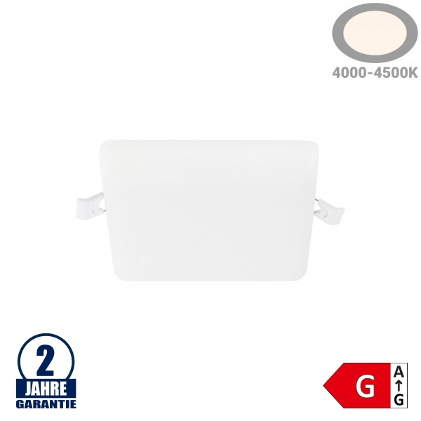 18W LED Frameless Mini Panel Quadratisch Neutralweiß