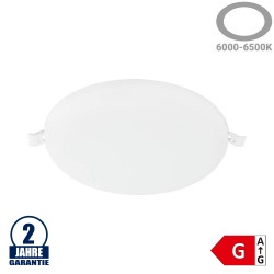 24W LED Frameless Mini Panel Rund Kaltweiß