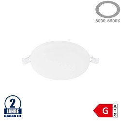 18W LED Frameless Mini Panel Rund Kaltweiß