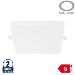 24W LED Frameless Mini Panel Quadratisch Kaltweiß