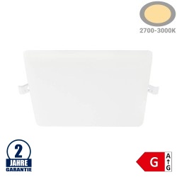 24W LED Frameless Mini Panel Quadratisch Warmweiß