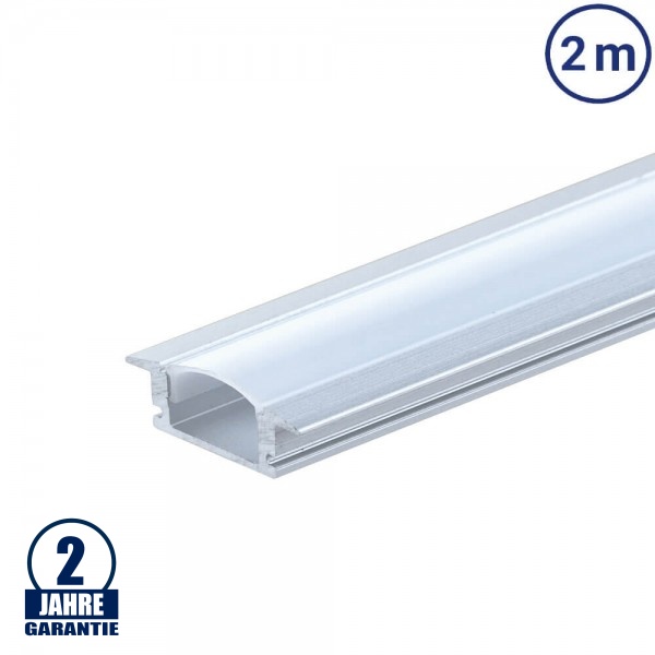LED Profil Einbau eloxiert 2m SET OP LED Profil Einbau eloxiert 2m SET OP