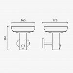 4,4W LED Solar Wandleuchte mit PIR Sensor INOX Warmweiß IP44 4,4W LED Solar Wandleuchte mit PIR Sensor INOX Warmweiß IP44