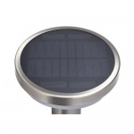 4,4W LED Solar Gehwegleuchte mit PIR Sensor und Erdspieß INOX Warmweiß IP44
