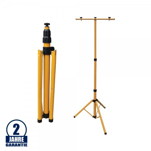 Stativ für Fluter 64-157cm Gelb Stativ für Fluter 64-157cm Gelb
