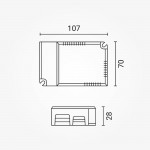 LED Panel 45W Dali Netzteil LED Panel 45W Dali Netzteil