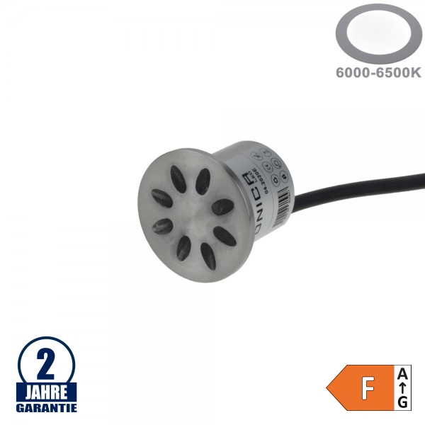 1,3W LED Unterwasser-Dekoeinbauleuchte 24V IP68 Kaltweiß 1,3W LED Unterwasser-Dekoeinbauleuchte 24V IP68 Kaltweiß
