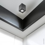 Aufbaurahmen für LED GU10 Kunststoff Quadratisch Schwarz V2