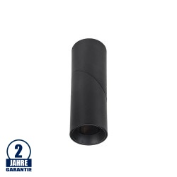 Wand- und Deckenstrahler GU10 schwenkbar Schwarz