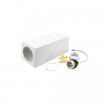 Aufbaurahmen für LED GU10 Quadratisch Weiß 17cm Aufbaurahmen für LED GU10 Quadratisch Weiß 17cm