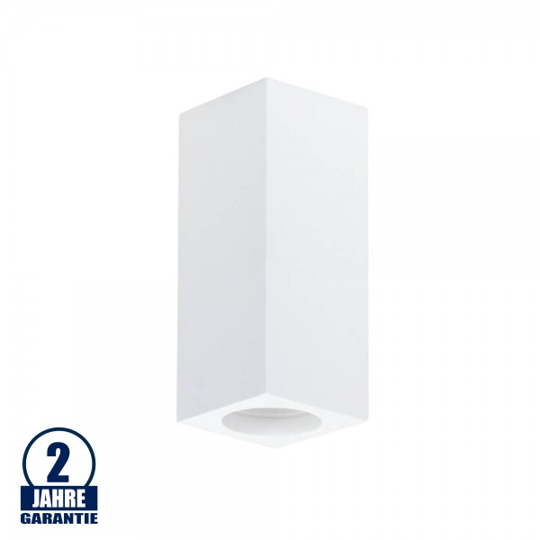 Aufbaurahmen für LED GU10 Quadratisch Weiß 17cm Aufbaurahmen für LED GU10 Quadratisch Weiß 17cm