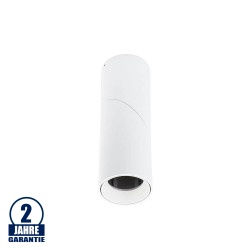 Wand- und Deckenstrahler GU10 schwenkbar Weiß