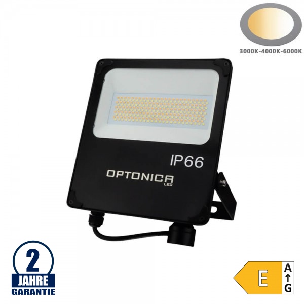 50W LED SMD Fluter CCT Farbwechsel Schwarz IP66 50W LED SMD Fluter CCT Farbwechsel Schwarz IP66