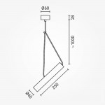 Pendelleuchte für E27 25cm Schwarz Pendelleuchte für E27 25cm Schwarz