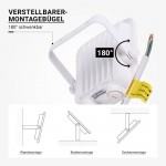 10W LED SMD Fluter weißes Gehäuse Kaltweiß 10W LED SMD Fluter weißes Gehäuse Kaltweiß