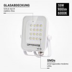 10W LED SMD Fluter weißes Gehäuse Kaltweiß 10W LED SMD Fluter weißes Gehäuse Kaltweiß