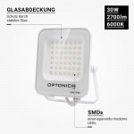 30W LED SMD Fluter weißes Gehäuse Kaltweiß 30W LED SMD Fluter weißes Gehäuse Kaltweiß