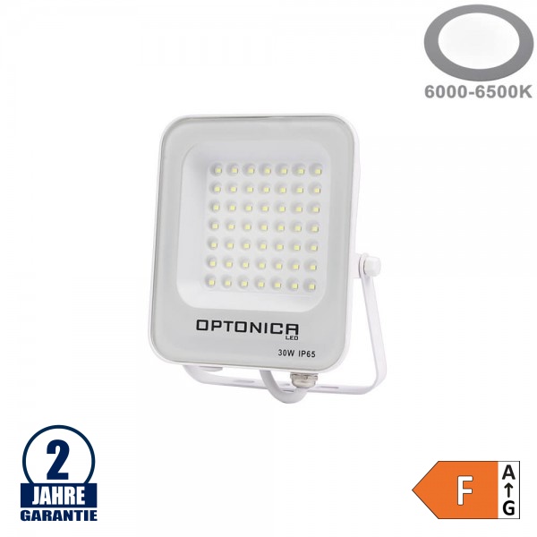 30W LED SMD Fluter weißes Gehäuse Kaltweiß 30W LED SMD Fluter weißes Gehäuse Kaltweiß