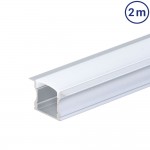LED Profil PDS2 Einbau eloxiert 2m SET OP LED Profil PDS2 Einbau eloxiert 2m SET OP