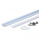 LED Profil Einbau Weiß 2m SET OP