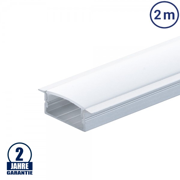 LED Profil PDS3 Einbau eloxiert 2m SET OP LED Profil PDS3 Einbau eloxiert 2m SET OP