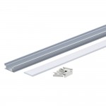 LED Profil Boden Einbau eloxiert 2m SET OP
