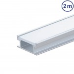 LED Profil Boden Einbau eloxiert 2m SET OP